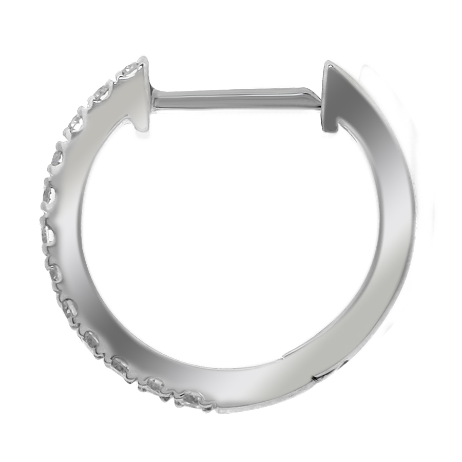 Split prong hoop earrings